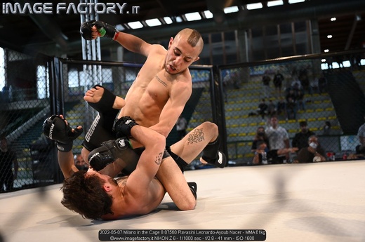 2022-05-07 Milano in the Cage 8 07560 Ravasini Leonardo-Ayoub Nacer - MMA 61kg